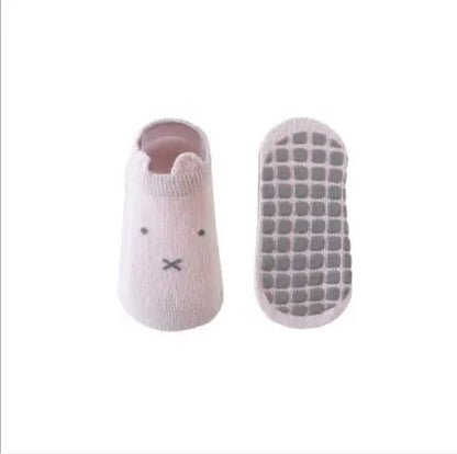 3Pairs Children's floor socks 2021 summer new combed cotton baby