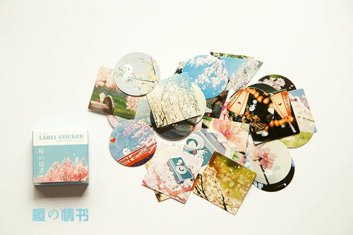 40 pcs/pack Cute Box Package Decorative Sticker Set Diary Album Label