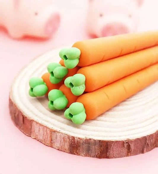 school supplies 3pcs Creative cute children's pen-shaped carrot carrot