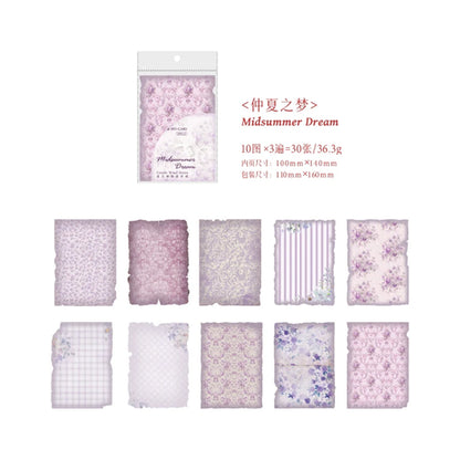 30 pcs Cute Scrapbooking Supplies Material Labels paper Decoration