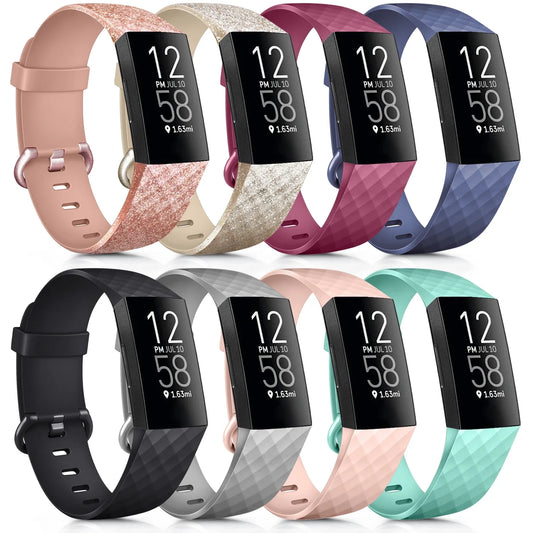 Silicone Strap Bands for Fitbit Charge 4 Fitbit Charge 3 SE Bracelet