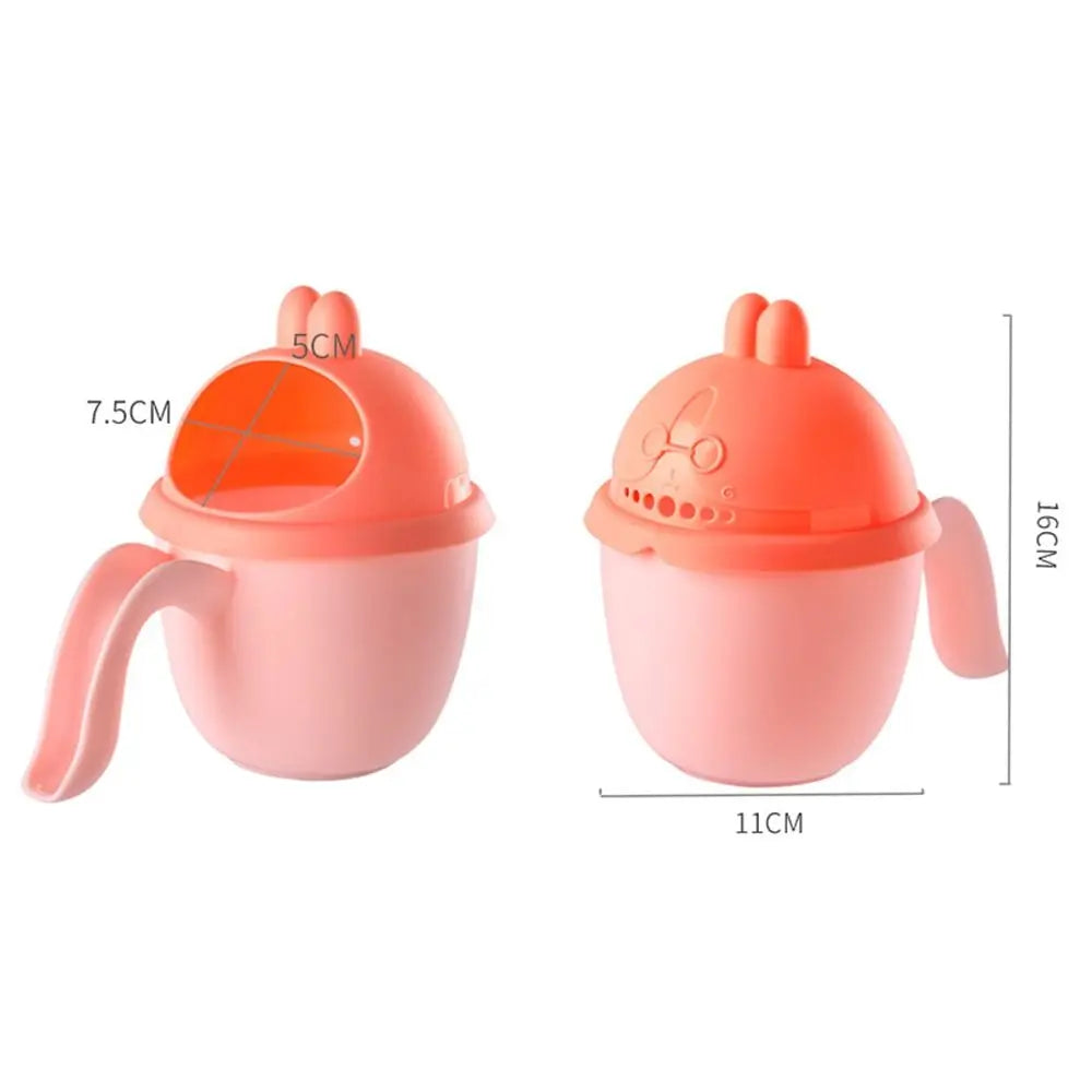PP Baby Rinse Cup Portable with Handle Cartoon Childrens Shampoo Cup