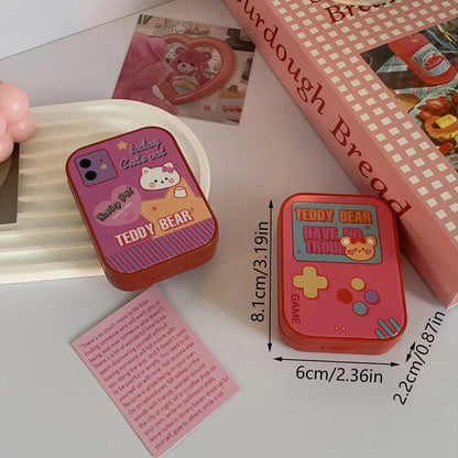 Cartoon Contact Lens Case Beautiful Pupil Care Box For Girls Cute