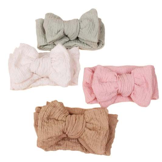 Soft & Stretchy Toddler Headband with Big Bows Perfect Baby Hair