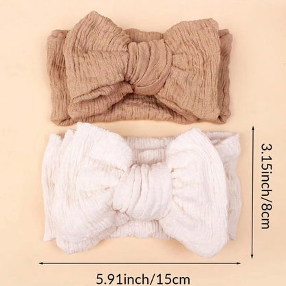 Soft & Stretchy Toddler Headband with Big Bows Perfect Baby Hair