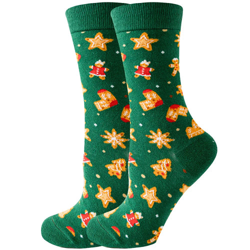 Christmas Socks Woman Funny Santa Claus Christmas snowman Socks Kawaii