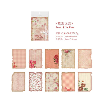 30 pcs Cute Scrapbooking Supplies Material Labels paper Decoration