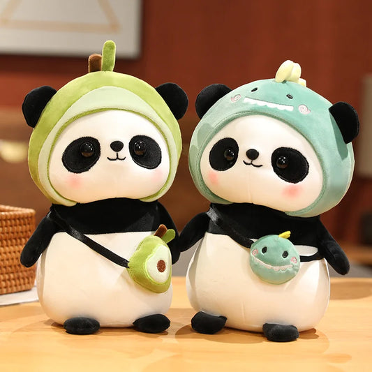 30/40cm Cute Panda Plush Toys Lovely Animal Bears Cosplay Unicorn