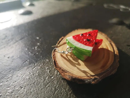 1Pair Fruit Stud Earrings Small Fresh Simple Cute Watermelon Earrings