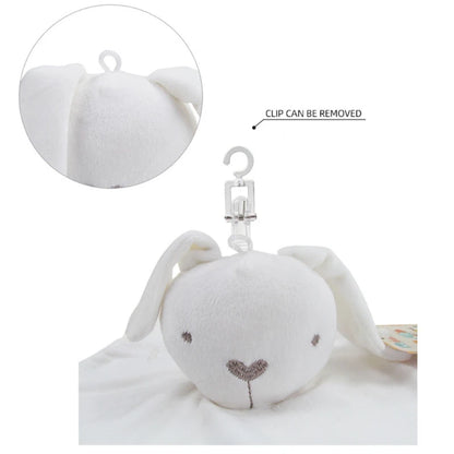 Elephant Newborn Appease Towel Rattle Attract Baby Attention Rabbit