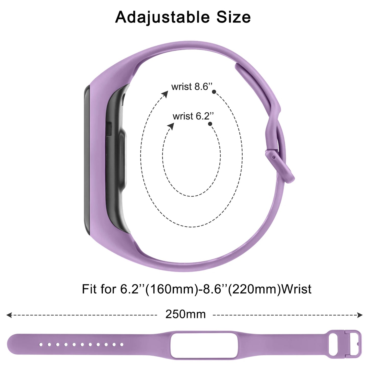 Soft Silicone Band For Samsung Galaxy Fit 2 Strap Bracelet Replacement