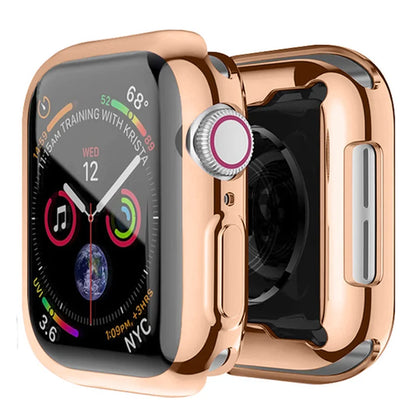 360 Full Soft Clear TPU Screen Protector Case For Apple Watch Series