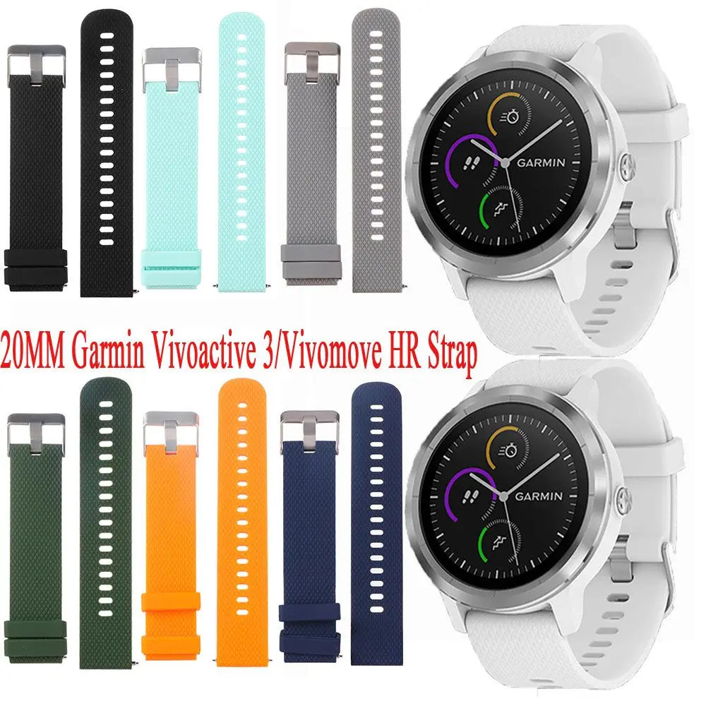 Watch Band for Garmin Vivoactive 3 / Vivomove HR 20MM Smart Watch