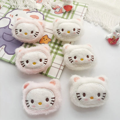 Sanrio Hello Kitty Plush Kawaii Brooch Backpack Badge Pins Ornaments
