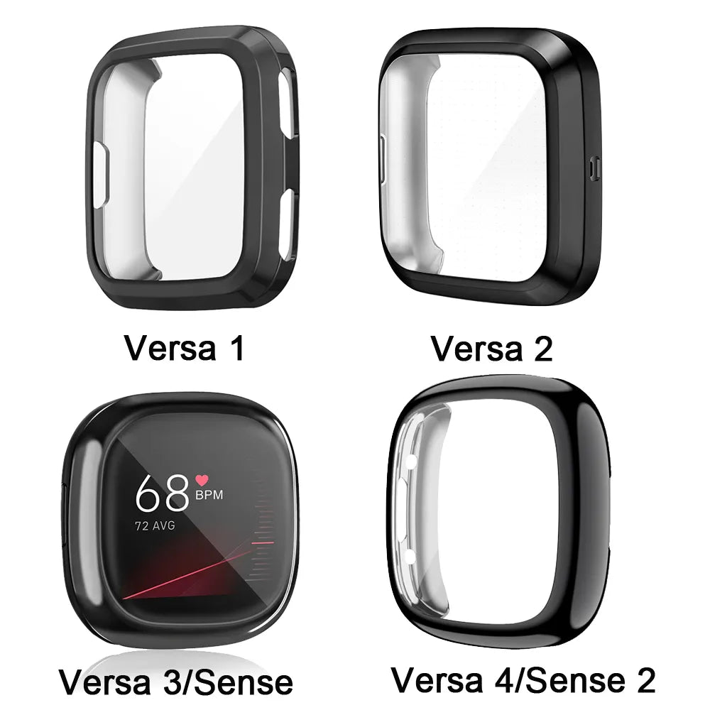 Soft Case For Fitbit Versa 1/Versa 2/Versa 3/Versa 4/Versa Lite Full