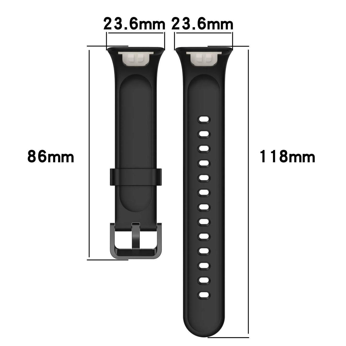 Watch Strap for Xiaomi Mi Band 7 Pro Wristband Liquid Silicone