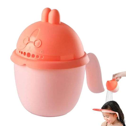 PP Baby Rinse Cup Portable with Handle Cartoon Childrens Shampoo Cup
