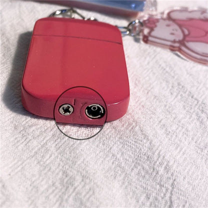 Cute Pink Flame Lighter | Cute Cartoon Lighter | Hellokitty Lighters -