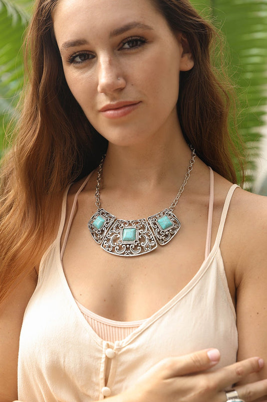 Turquoise Deco Necklace